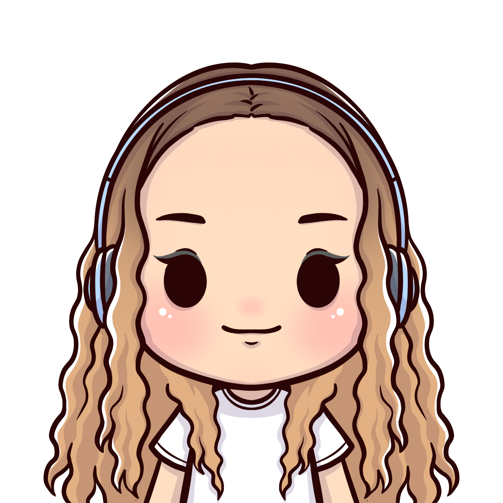 A chibi illustration of the author of this site